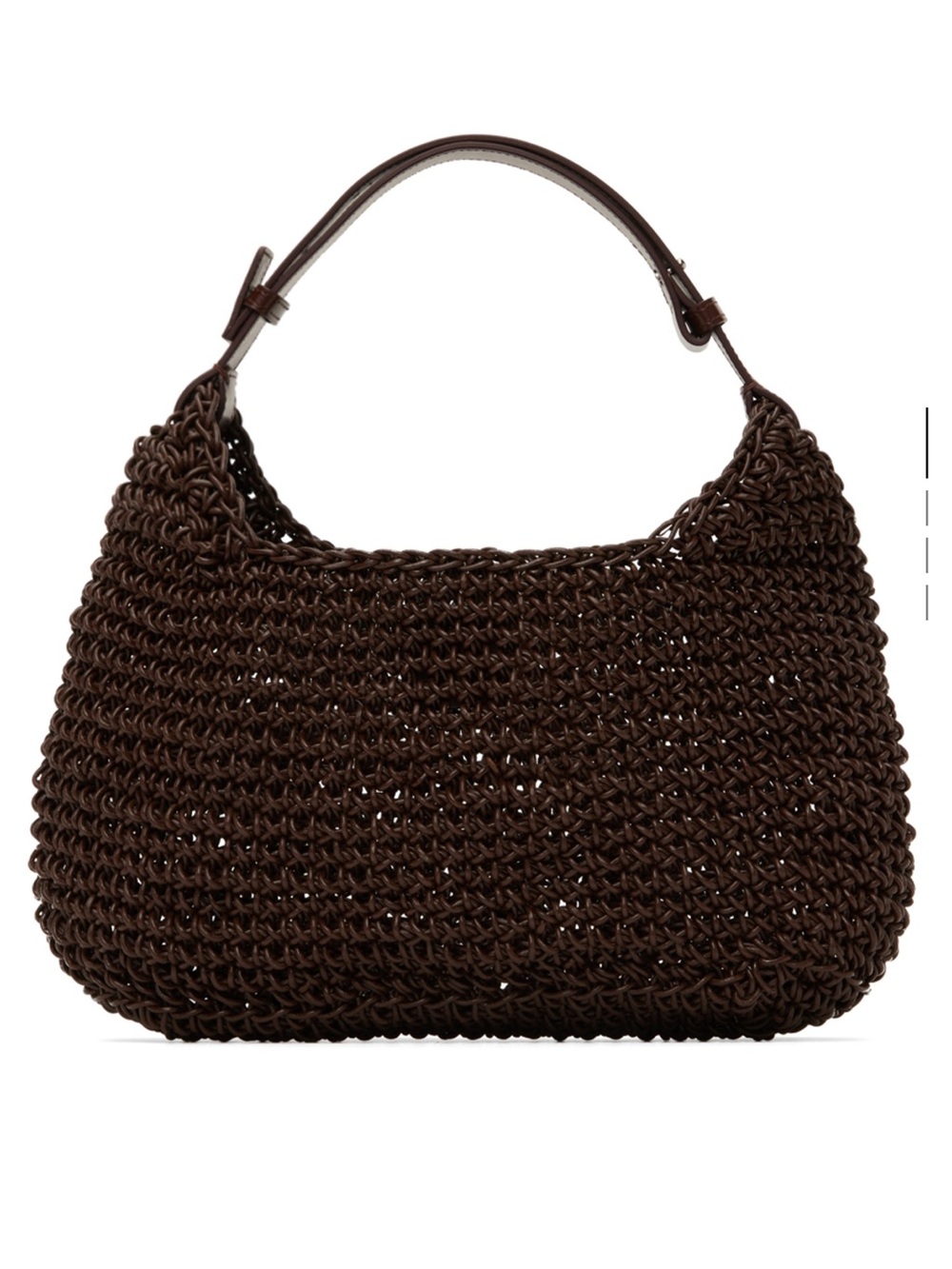 LOW CLASSIC Brown Weaving Shoulder Bag - Picture 1 of 5